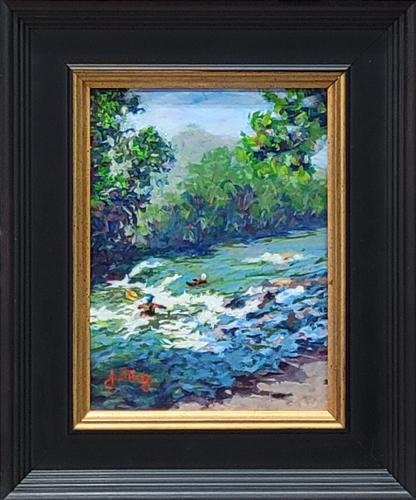 Click to view detail for High Water Morning  6x8 $600